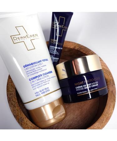 DermEden Laboratories - Total make-up remover milk-lotion 150 ml - 2 actions in 1 - Removes all impurities residues and waterproof make-up - Acts on the signs of aging - Made in France - Buy Online on GoSupps.com