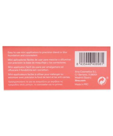 3ina Makeup Blenders - Multicolor Mini Makeup Sponges for Flawless Application - Vegan & Cruelty-Free - Perfect for Liquid Cream & Powder - Buy Online on GoSupps.com