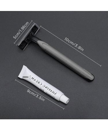 200 Pack Kheoxusa Twin Blade Disposable Razors - Individually Wrapped for Men & Women | Perfect for Travel Hotels Airbnb & More - Buy Online on GoSupps.com