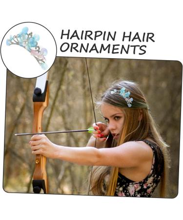 minkissy Rhinestone Tuck Comb Rhinestone Bobby Pins Wig Hair Pin Tiara Hair Clip The Crown Hair Barrettes Women Crown Hairpiece Girls Crown Girls Headpiece Shell Metal Women's Hair Comb - Buy Online on GoSupps.com