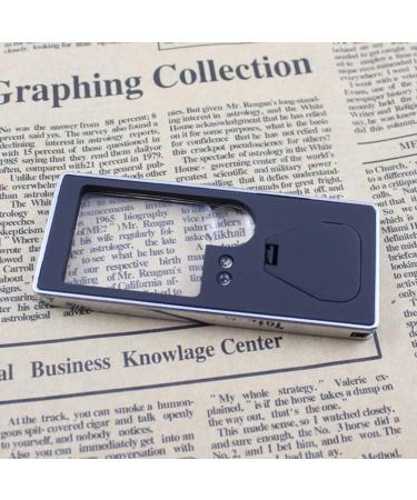 Magnifiers Handheld LED Ultra-Thin Optical loupe Magnifier Reading Aids - Buy Online on GoSupps.com