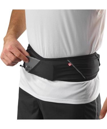 Salomon Pulse Belt Hydration Belt - Ideal for Trail Running & Hiking - Black, Medium - Buy Online on GoSupps.com