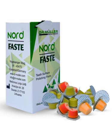 DR.M LLER DENTAL PRODUCTS DR. M LLER Nord Faste Paste 2g boxes polishing paste dental polishing cleaning paste for polishing teeth (Good - Apple 100)