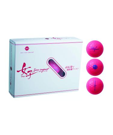 Casco Zeusimpact Women's 2 High Resilience Golf Ball pearl pink