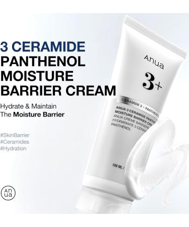 COSMAX INC ANUA 3 Ceramide Panthenol Moisture Barrier Cream Moisturizing Face Cream For Normal Skin 100 ml 338 Fl Oz - Buy Online on GoSupps.com