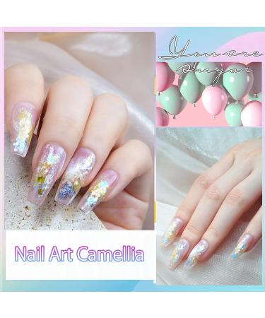 Holographic Mermaid Nail Art Glitter Sequins - 50g Irregular Aurora Opal Flakes for Nail Decoration - Buy Online on GoSupps.com
