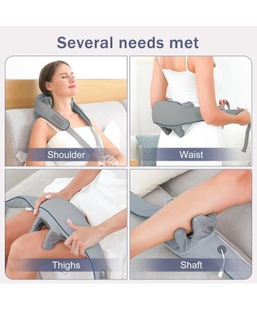 Shiatsu 4D Neck Massage Device with Heat - Perfect for Home & Office | Ideal Gifts for Men & Women - Buy Online on GoSupps.com