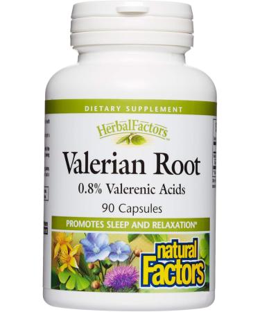 Valerian Root Extract by Natural Factors - 90 capsules - Buy Online on GoSupps.com