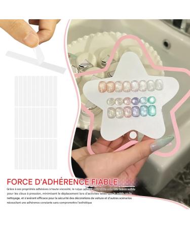 Double Sided Nail Tape - Double Sided Transparent Removable Gel Glue Attachment - Strong Adhesive Manicure Designs Presentation Sticky | For Car Room Wall - Buy Online on GoSupps.com