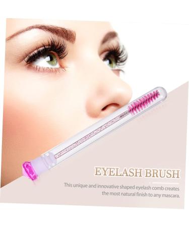 FOMIYES 8pcs Diamond Mascara Brush Disposable Eyelash Brush Eye Foundation Brush Lash Brow Comb Modify Spool 11.7x1.1cm Rosy - Buy Online on GoSupps.com