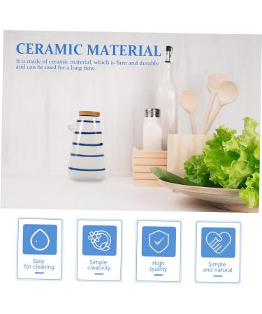 Zerodeko Terrarium Oil Dispenser 6pcs Kitchen Sauce Bottle Liquid White Soy Sauce Vinegar Olive Oil Dispenser Salad Dressing Container 13X7.5X4.3CMx6pcs Whitex6pcs - Buy Online on GoSupps.com