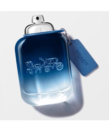 Coach Blue Eau de Toilette - Long Lasting Fragrance with notes of Lime Oil Black Pepper & Amber - Fougere & Aquatic 0.5 Fl Oz (Pack of 1) - Buy Online on GoSupps.com