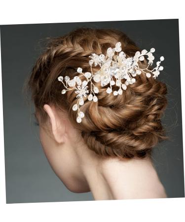 Didiseaon Bridal Comb Wedding Hair Accessories for Brides Flower Girl Hair Accessory Bridal Accessories Prom Hair Accessories Crystal Hair Accessories Manual Alloy Hair Comb - Buy Online on GoSupps.com