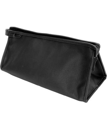 Portable Hair Dryer Storage Bag Travel Hair Dryer Bag PU Leather Carry Bag with Hanging Hook (Black) - Buy Online on GoSupps.com