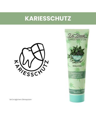  Dr. Bauer's Dr. Bauer's Fruits of Love Koala Kiss Toothpaste 90 ml - Buy Online on GoSupps.com