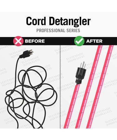 CORD DETANGLER for Curling Irons Hair Straighteners & Blow Dryers - 10-Feet Hot Pink | International Shipping Available - Buy Online on GoSupps.com