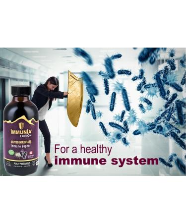 Immunia Fusion - Enhance Your Immune Support. A Powerful Formula Made with elderberries elderflowers and Blue Fruits Rich in polyphenols. A Concentrated antioxidant Formula. (3-Pack) 1 Count (Pack of 3) - Buy Online on GoSupps.com