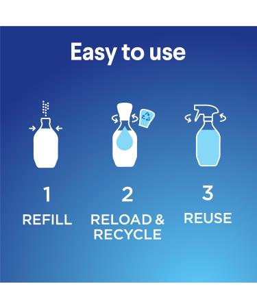 Clorox Bathroom Foamer Refill Cartridge - Fresh Scent 2-Pack for Reusable Spray Bottle | Eco-Friendly Household Essentials - Buy Online on GoSupps.com