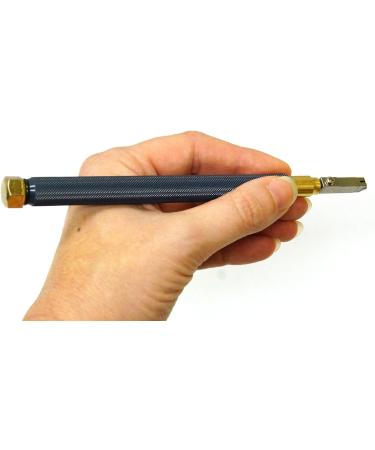 Toyo TC10B Brass Oil-Fed Pencil Glass Cutter - Precision Tool for Stained Glass and Art Projects - Buy Online on GoSupps.com
