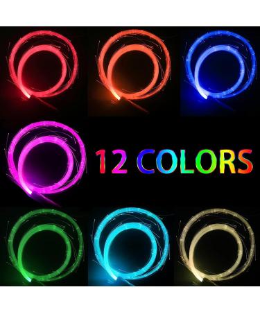 LED Fiber Optic Whip Super Bright Dance Whips 360Swivel Pixel Rave Whip 42 Color Effect Modes for Dancing Parties Light Shows Concerts Live Performances - Buy Online on GoSupps.com