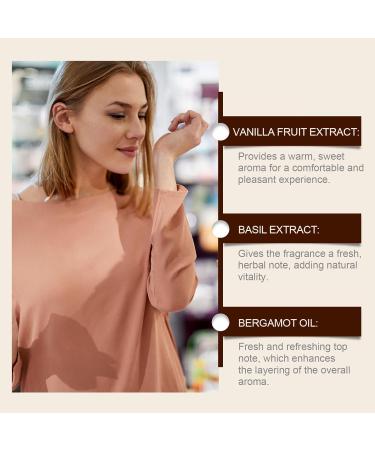 Elegant Vanilla Basil Eau De Toilette Spray - 50 Ml / 1.69 Oz Unique Vanilla Basil Fragrance with Long Lasting Scent Let You Immerse Yourself in The Charming Fragrance All Day Long (1pc) - Buy Online on GoSupps.com