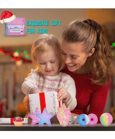 Bath Bombs Unicorn Gift Set - 7PCS with Essential Oils, Perfect Valentines' Day & Birthday Gift for Girls & Women - Buy Online on GoSupps.com