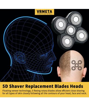 Shaver Head Replacement for Skull Shaver Pitbull Butterfly Kiss & Palm Razors - International Shipping Available - Buy Online on GoSupps.com