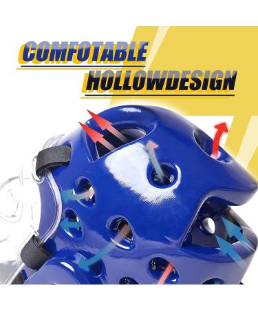 TuToing Karate Headgear with Face Shield | MMA Boxing Helmet for Adults & Kids | Taekwondo Sparring Gear (Red, Medium) - Buy Online on GoSupps.com