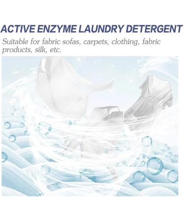 Active Laundry Cleaner 258g No Rinse Anti-Yellowing Cleaner for Clothes Stains Brightening | White Shirt Cleaner Laundry Supplies for Coats Pants T-Shirts and Blouse Rowces - Buy Online on GoSupps.com