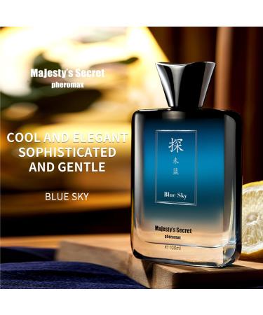 MAJESTY S SECRET PHEROMAX Mens Cologne Sampler Gift Sets High End Perfume Samples for Men Travel Size Perfumes Long Lasting Fragrance for Men Edp Eau De Parfum Spray 3.4 Oz (TAN Blue Sky) - Buy Online on GoSupps.com