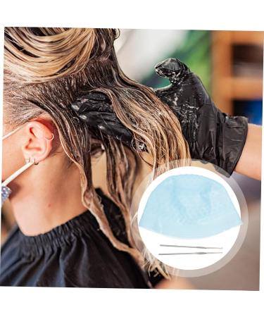 Minkissy Cold Silicone Hair Coloring Set - 22x16cm Brush & Hut for Easy Application | High-Quality Hair Dye Tools - Buy Online on GoSupps.com