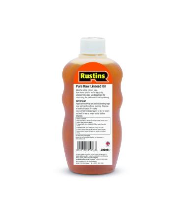 Buy Rustins LINS300 300ml Raw Linseed Oil - High-Quality Oil for Wood Finishing & Preservation - International Shipping Available - Buy Online on GoSupps.com