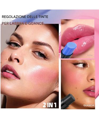 Color-changing lipstick pH-changing lip balm | Pack of 2 waterproof temperature-reactive lipsticks temperature-reactive daily care for on-the-go use - Buy Online on GoSupps.com