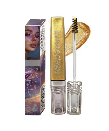 Glittery Mascara - 5g Sweat-Resistant Volumizing Balm | Smudge-Proof Mascara - For Sensitive Eyes - Evening Date Wedding Concert Show - Gift