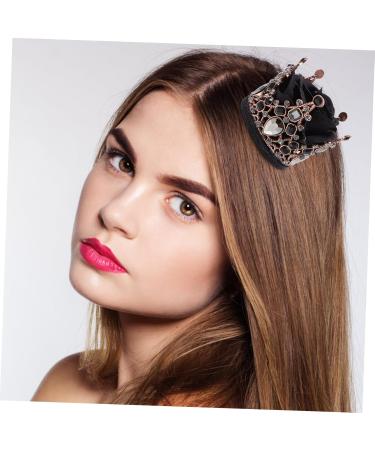 minkissy Baroque Hairpin Snap Hair Clips Flat Hair Barrettes Crown Hair Crown Clip Crown Hair Clip Crown Hairpin Hair Styling Party Headdress Party Hair Accessories Zinc Alloy - Buy Online on GoSupps.com