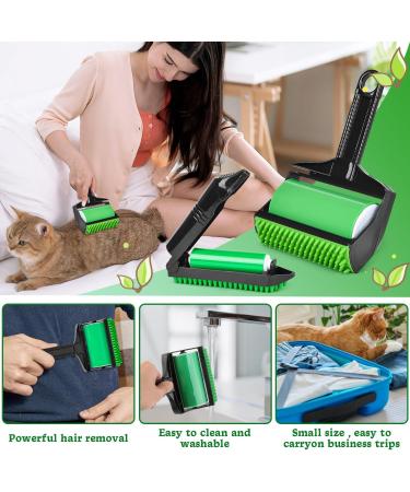 Reusable Lint Roller Sticky Lint Brush for Dog Cat Pet Cat Hair Remover Clothes Roller Sticky Reusable Lint Roller Washable Sticky Roller for Clothes Carpets - Buy Online on GoSupps.com