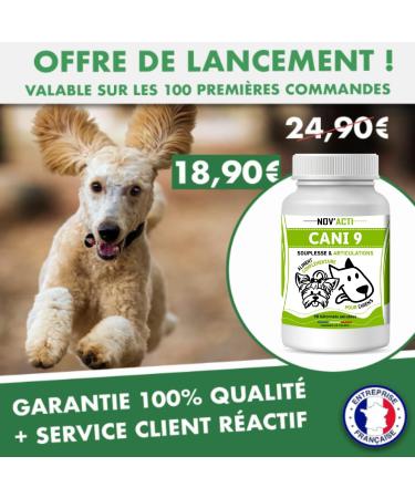Joint Pain Dog Cat Coat Quality Collagen Ovomet Hyaluronic Acid Elastin and Calcium Eggshell Joint Mobility Dogs Puppies 90 Sticks Made in France - Buy Online on GoSupps.com