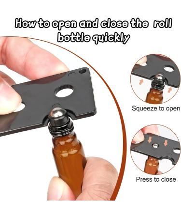 Ailvor 10-Pack 10ml Brown Roll-On Glass Bottles for Essential Oils Fragrance & Cosmetics - Refillable & Perfect for Massages - Buy Online on GoSupps.com