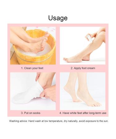 Moisturizing Slate Peeling Socks - Elastic Foot Protection for Cracked Skin | Rejuvenating Skin Care (S (33 35) 2 Pairs) - Buy Online on GoSupps.com