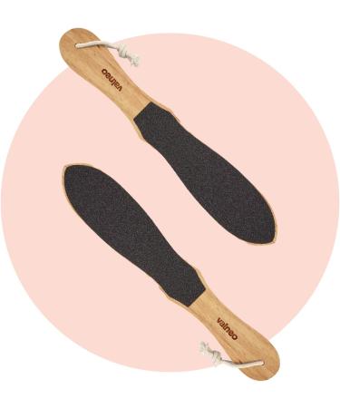 VALNEO Natural Rubber Wood Foot File - Hard Skin Remover, Callus Remover, Scrubber for Dry & Cracked Feet - Buy Online on GoSupps.com