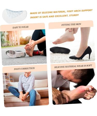 LIFKOME Arch Support Insoles - Silicone Foot Inserts for Enhanced Comfort & Orthopedic Support | Ideal for Adults & Kids - Buy Online on GoSupps.com
