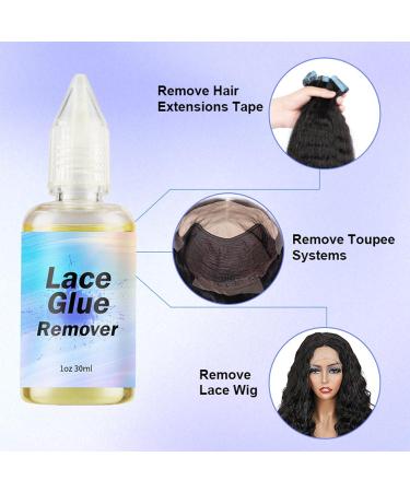 Fast Acting Wig Glue Remover & Adhesive Set for Lace Front Wigs and Hair Extensions - Buy Online on GoSupps.com