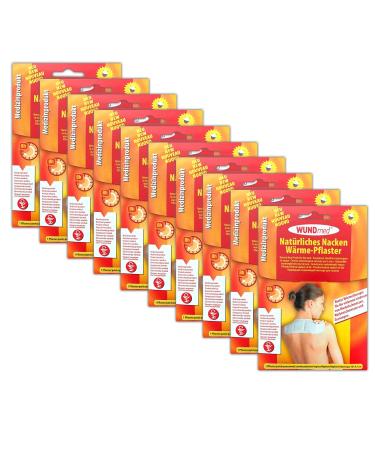 10x Wundmed neck plaster | Heat plaster neck plaster | Pain plaster heat therapy shoulder | Heat pad back