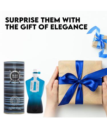 Blue For Men Ultra Sensual Woody Fragrance for Men | Long Lasting Cologne Aromatic Scent Eau de Parfum Natural Spray - Great Holiday Gift 3.4 Fl Oz/100 Ml - Buy Online on GoSupps.com