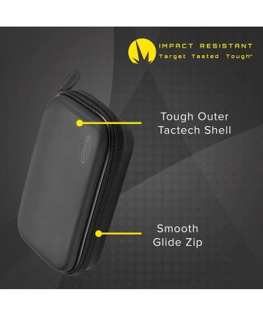 Casemaster Sentinel Dart Case - Holds 6 Darts and Accessories - Black - Buy Online on GoSupps.com