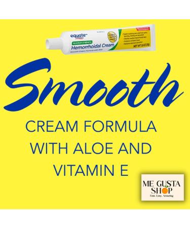 Equate Hemorrhoidal Cream 1.8 Oz Pack of 03 Total 3 + me Gusta Sticker - Buy Online on GoSupps.com