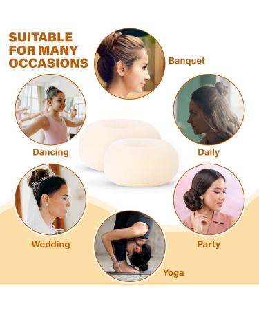 Miss Pouty Blonde Hair Bun Maker - Ring Style Doughnut Shaper for Women & Girls - Buy Online on GoSupps.com