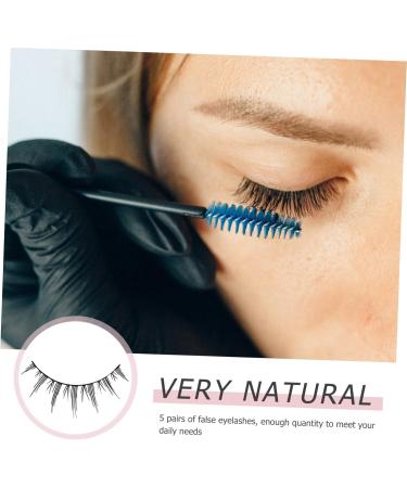 Angoily 5 Pairs Natural False Eyelashes For Girls Cosmetics Fake Eyelash Accessory - Buy Online on GoSupps.com
