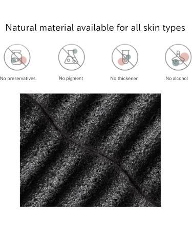 Sponge Set with Activated Bamboo Charcoal - Body & Sponge Cleansing Sponge for Care - Buy Online on GoSupps.com