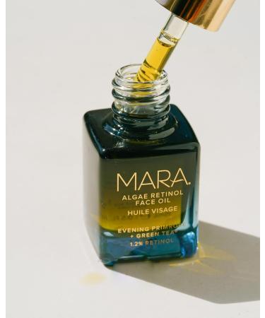 MARA - 1.2% Clean Retinol Face Oil for Anti-Aging + Wrinkles with Algae + Green Tea | Vitamin-Rich Serum to Plump Skin Overnight For All Skin Types (0.5 fl oz | 15 ml Travel Size) 0.5 Fl Oz (Pack of 1) - Buy Online on GoSupps.com